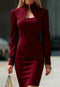Elchic Elegant High Neck Bodycon Dress