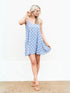 Elchic Polka Dot Blue and White Mini Dress