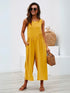 Comfort Loose Open Back Sleeveless Jumpsuit