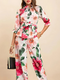 Tropical Floral Print Co-ord Set