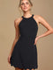 Elchic Halter Neck Black Mini Dress