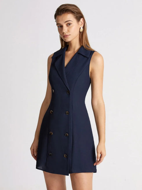 Elchic Sleeveless Blazer Mini Sheath Dress