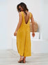 Comfort Loose Open Back Sleeveless Jumpsuit