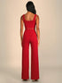 Electric Red Two-piece Wide-Leg Co-ord Set