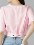 Elchic Pink Solid Crop Top