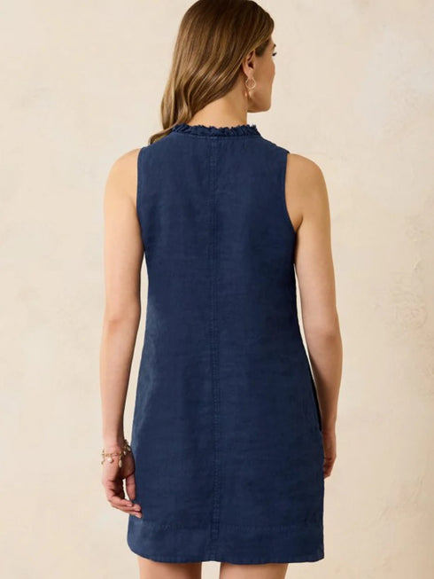 Elchic Double Ruffle Cotton Mini Dress