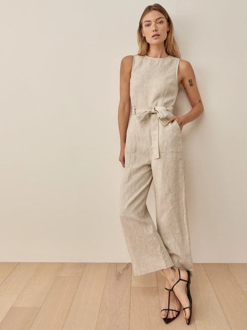 Dainty Bloom Charm Cotton Jumpsuit
