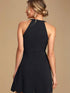 Elchic Halter Neck Black Mini Dress