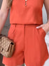 Orange shorts Co-ord Set