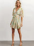 Floral Breeze: Tropical Paradise Mini Dress