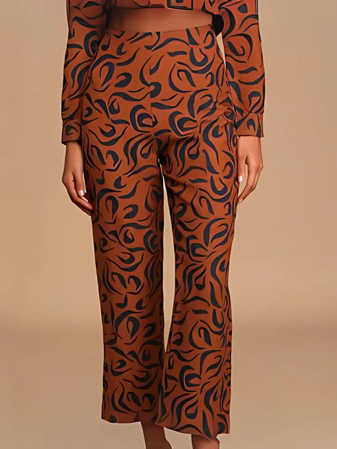 Abstract Print Co-ord Set