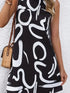 Elchic Brush Print Midi Tunic Dress