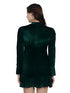 Green Velvet Sheath Dress