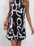 Elchic Brush Print Midi Tunic Dress