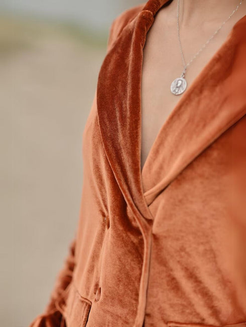 Velvet Classy Versatile Suit with Blazer and Pants