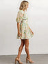 Floral Breeze: Tropical Paradise Mini Dress