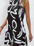 Elchic Brush Print Midi Tunic Dress
