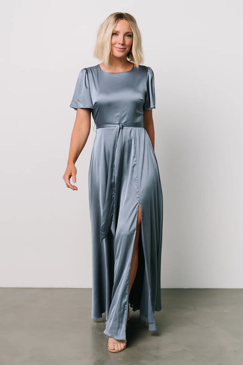 Elchic High Waist Georgette Maxi Dress