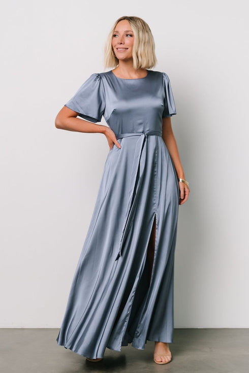 Elchic High Waist Georgette Maxi Dress