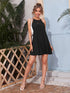 Elchic Black Casual Loose Tank Dress