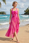 Elchic Hot Pink Ruffle Swimsuit