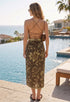 Elchic Espresso Floral Swimsuit