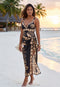 Elchic Gold Toucan Print Swimsuit