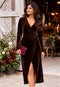 Elchic Ruched Velvet Party Dress