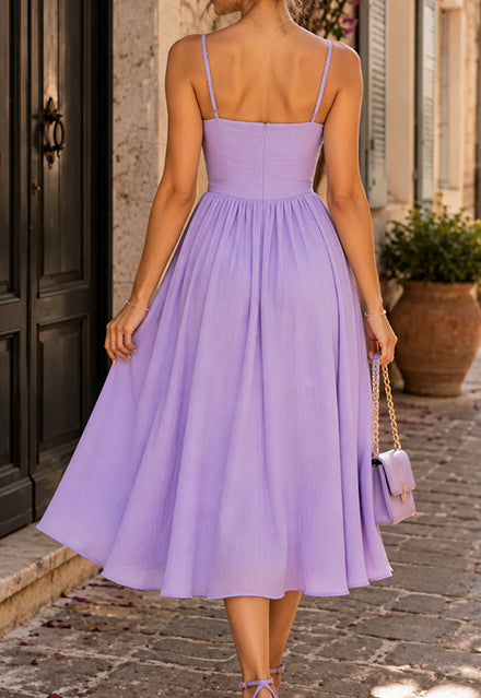 Elchic Lilac Spaghetti Strap Dress