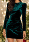 Elchic Velvet Bodycon Mini Dress