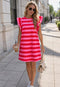 Elchic Horizontal Stripe Shift Dress