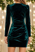 Elchic Velvet Bodycon Mini Dress