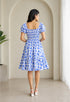 Elchic Puff Sleeve Smocked Dress