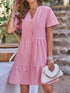 Elchic Blush Charm Ruffle Hem Dress